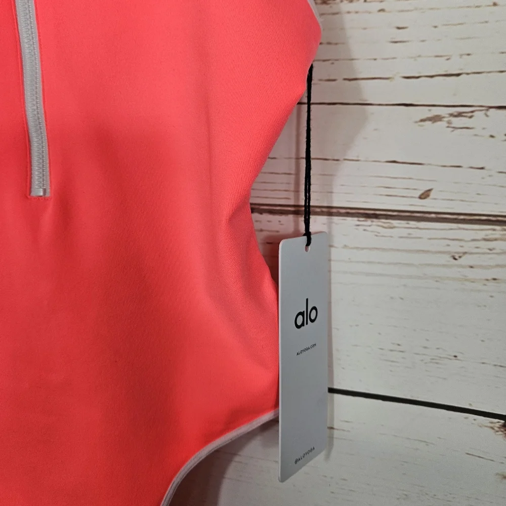 Alo Yoga | Supernova Neon Pink Bodysuit NWT